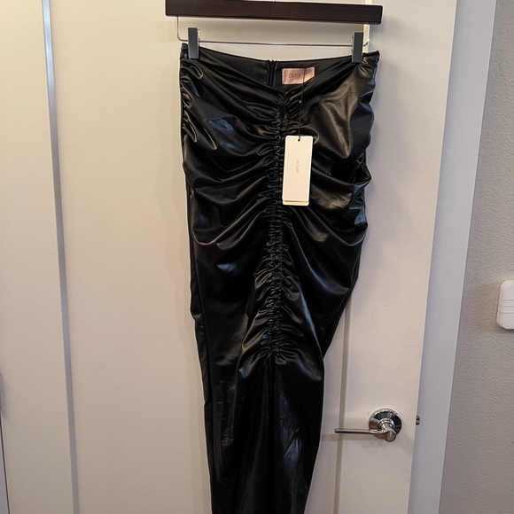 Club L ruched midi skirt - Picture 6 of 7